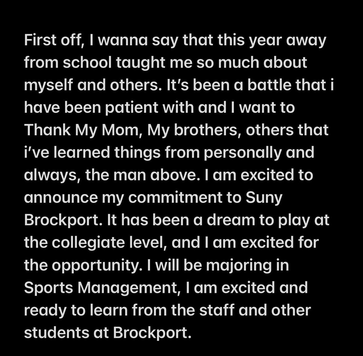 WCaquan's tweet photo. 💛 Committed 💚 I’m Back 💪🏾
@Brockport_MBB @neeko425 @EastridgeHoops https://t.co/J92lReeuDk