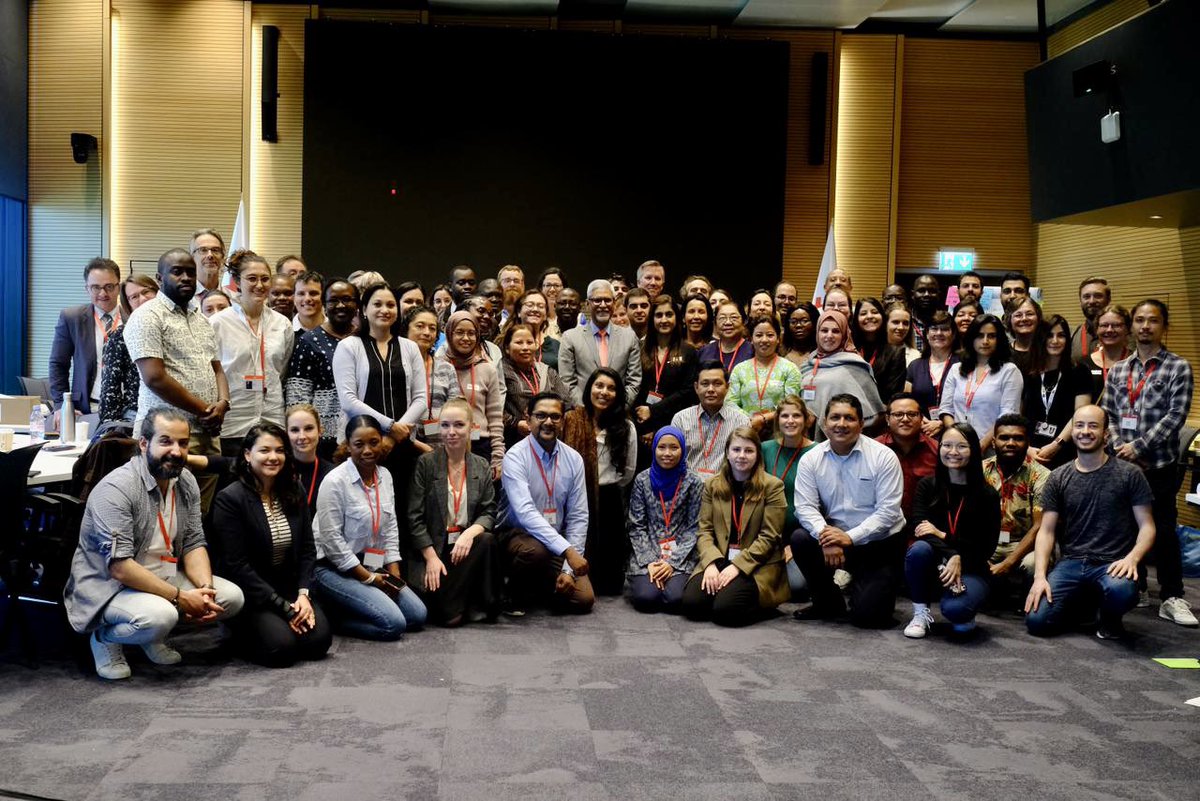 Great to engage with colleagues from around the globe who have come together in Geneva for our PMER Global Meeting.  Strengthening the @IFRC network's capacity for PMER is key to improving the quality of our programmes and providing life-saving assistance to communities in need.