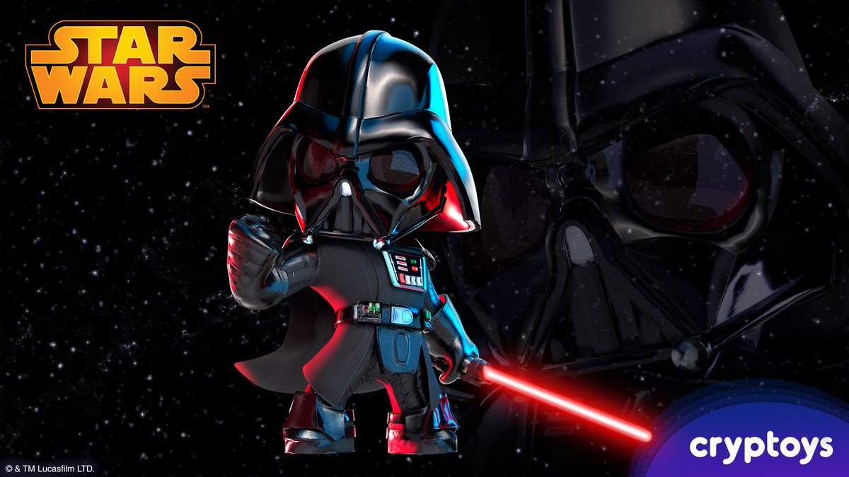 StephSutto's tweet photo. Thank you for all the love today.. #MayThe4thBeWithYou 

I'm hosting a fun Darth Vader show &amp; tell with the @Cryptoys art team tonight 🌟 

The force is strong with this one!! RSVP here:
https://t.co/p7GYjfn2FA https://t.co/UdsQgh45jE