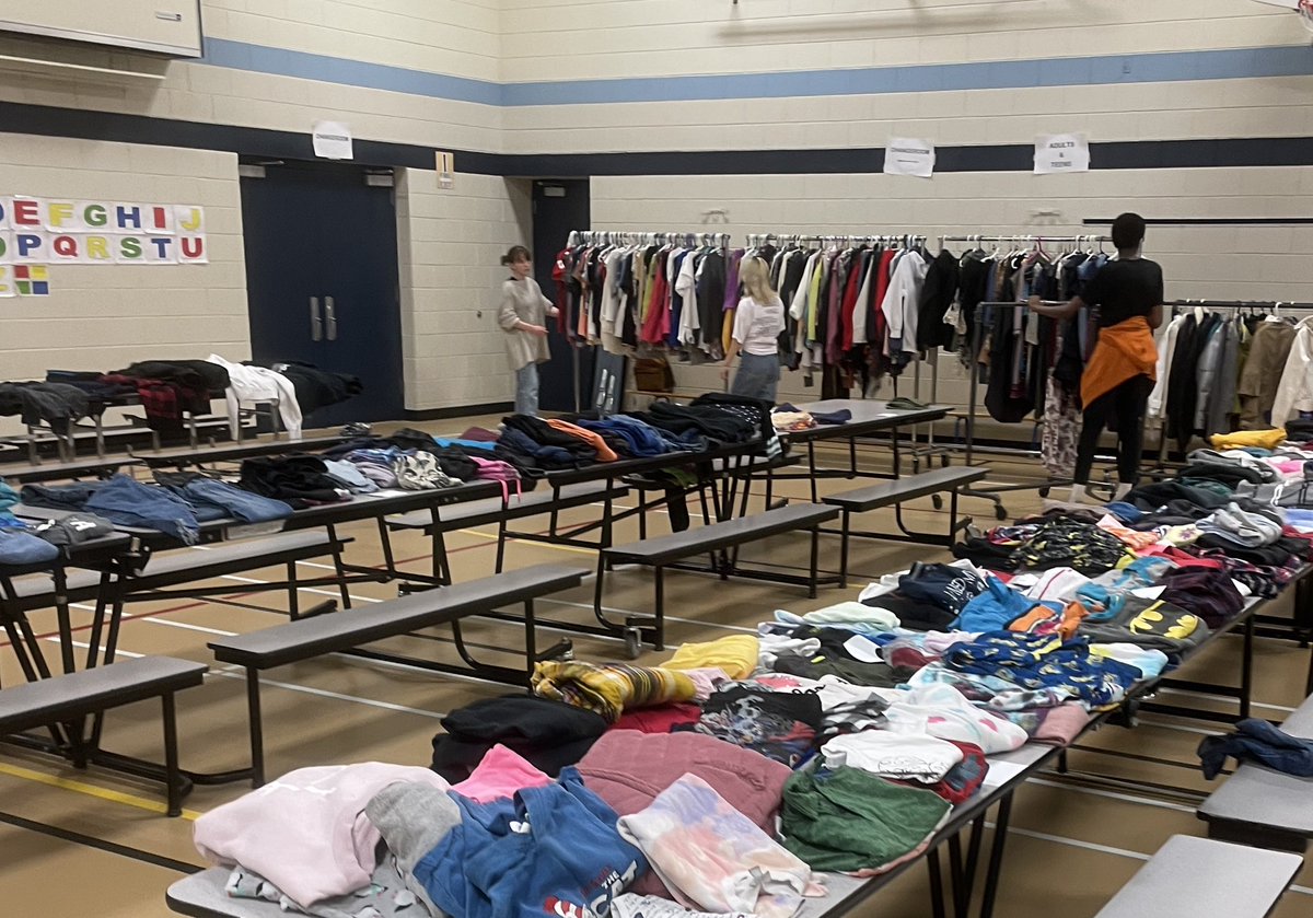 Super exciting! Our first clothing thrift swap. Starts at 4 in the MPR. Donations for camp are being accepted at this time also. Hope to see you there.