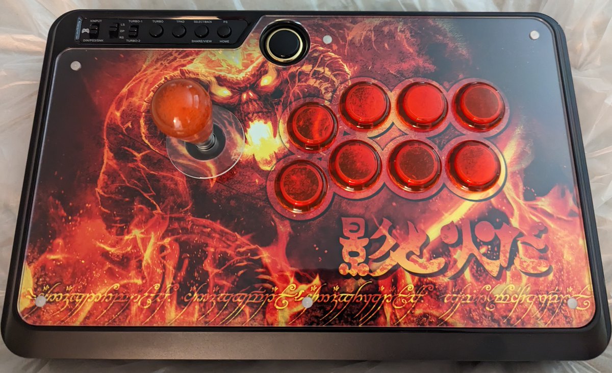 TheArcadeStick's tweet photo. Balrog art for Mayflash F500 Elite by Felipe Fernandez
https://t.co/6BGt0MP4NS
#Balrogath #Middleearth #LordoftheRings #Tolkien #fightstickart
@Mayflashjapan https://t.co/kb91pG23sE