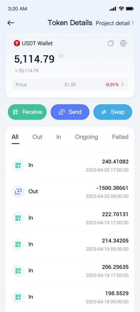 feyrui508723's tweet image. Hello it&apos;s Angel !! If you want to earn daily profit like this let me guide you to the procedure. You can also start at the minimum amount 21 USDT-TETHER. Just message me 📩