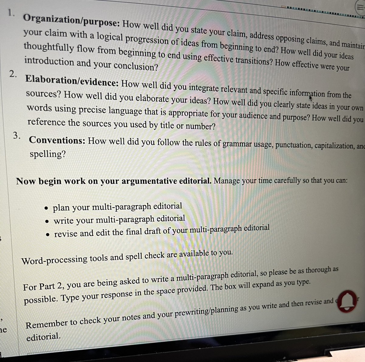 LF COMMISSIONER 

TASK: ARGUMENTATIVE ESSAY (See pictures below for more details) 

Will send you sources.

DUE: WED (5/10)

Drop rates below po.