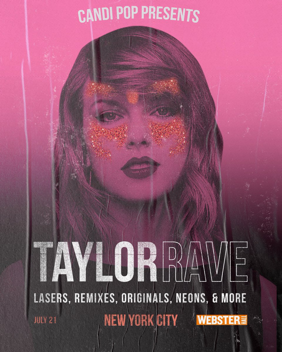 NEW SHOW: <a href="/TaylorRaveParty/">Taylor Rave</a> takes over on 7/21 💕  we know you know the words and you got the moves, tix are waiting for you here 
&gt;&gt; tbp.im/3LYPHdX