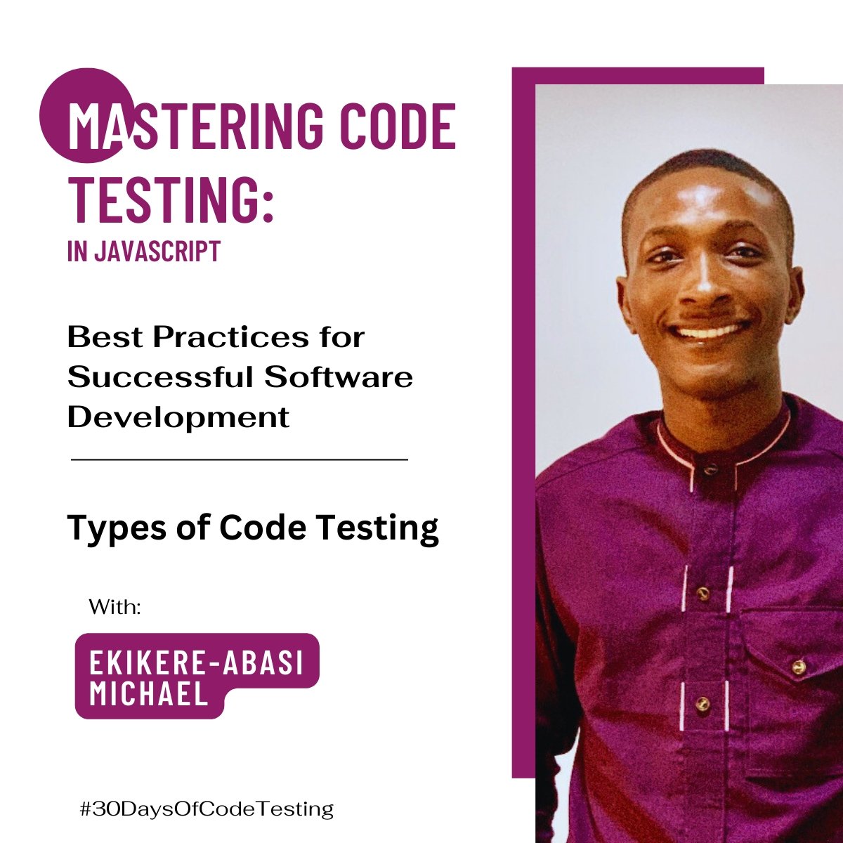 NzakiCodes's tweet image. 👋 Welcome to Day One of #30DaysOfCodeTesting!
Today, I&apos;ll be sharing with you the different types of code testing.

I once worked on a project, and I received a call from my boss, who complained about a functionality that wasn&apos;t working as expected.
👇

linkedin.com/posts/ekikerea…