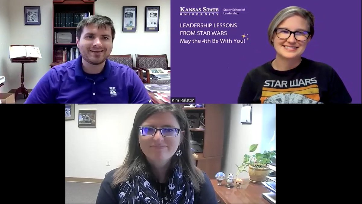 Happy Star Wars Day! We invited <a href="/kstatealumni/">K-State Alumni Association</a>'s Ashley Pauls and Tim Schrag to talk with us about Leadership Lessons from Star Wars. Join in the conversation and #MayThe4thBeWithYou! 

youtu.be/U1YTnTvAIGY