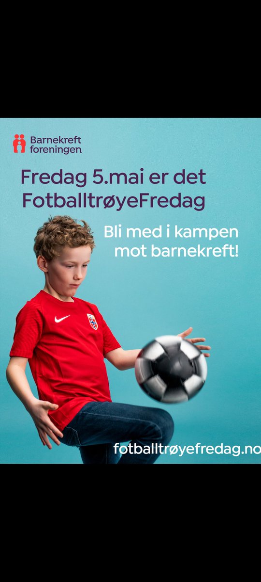 Husk i morgen. 
RT og tægg videre 
<a href="/Fotballgubbe/">Erik N.</a> <a href="/GSPbanditt/">Gaute S. Pedersen</a> <a href="/thorsteinh/">Thorstein H. Helstad</a>