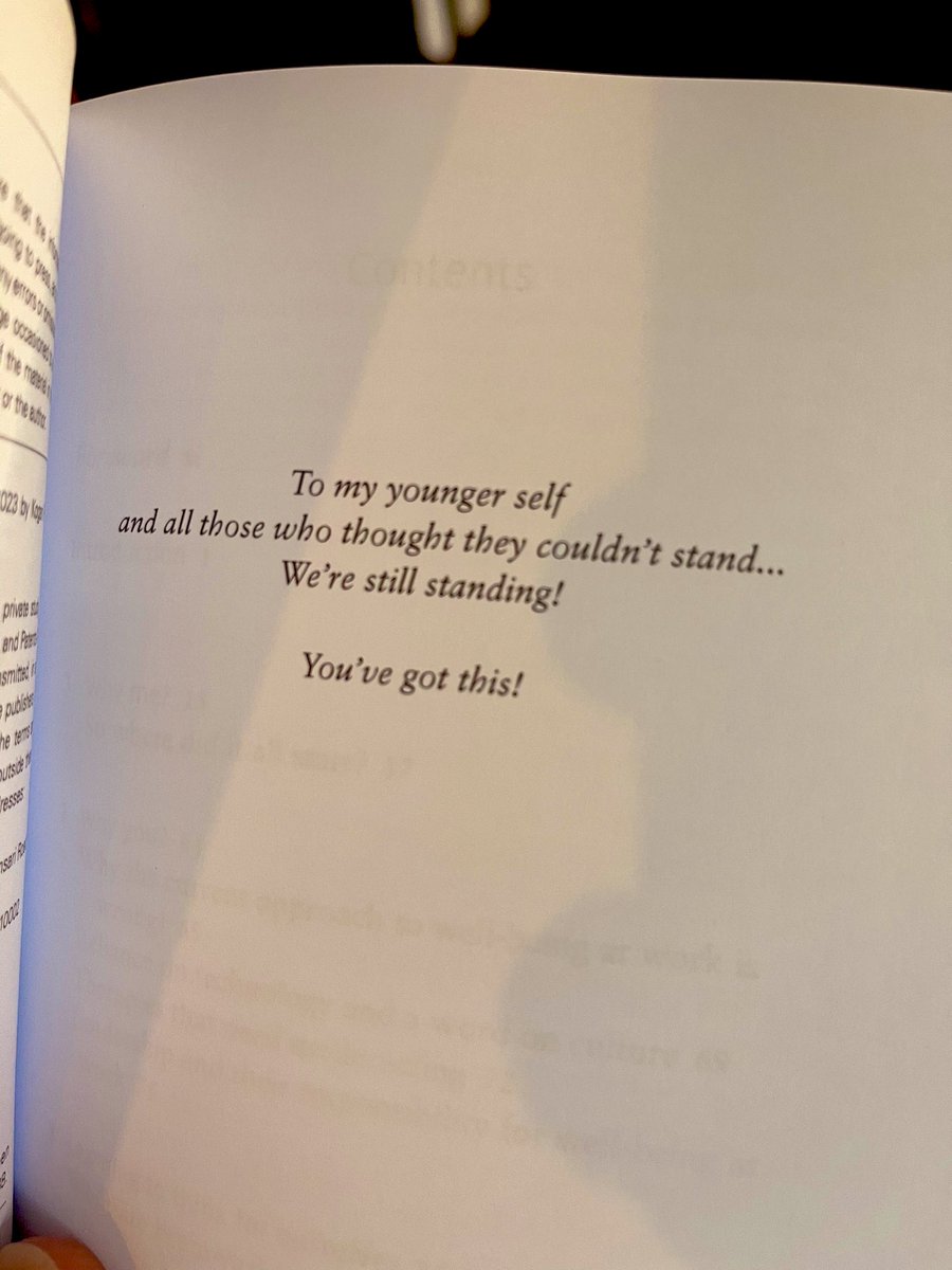 V_Bainton's tweet photo. 📖 Read this book - it’s equal parts practical, personal & utterly relevant. The author @PetraVelzeboer is brilliant. #beginwithyou #mentalhealth @KoganPage
There is no health without mental well-being.
PS. Great choice in reviewers too 🤓👌🙏 😂 https://t.co/nelt5ptho9