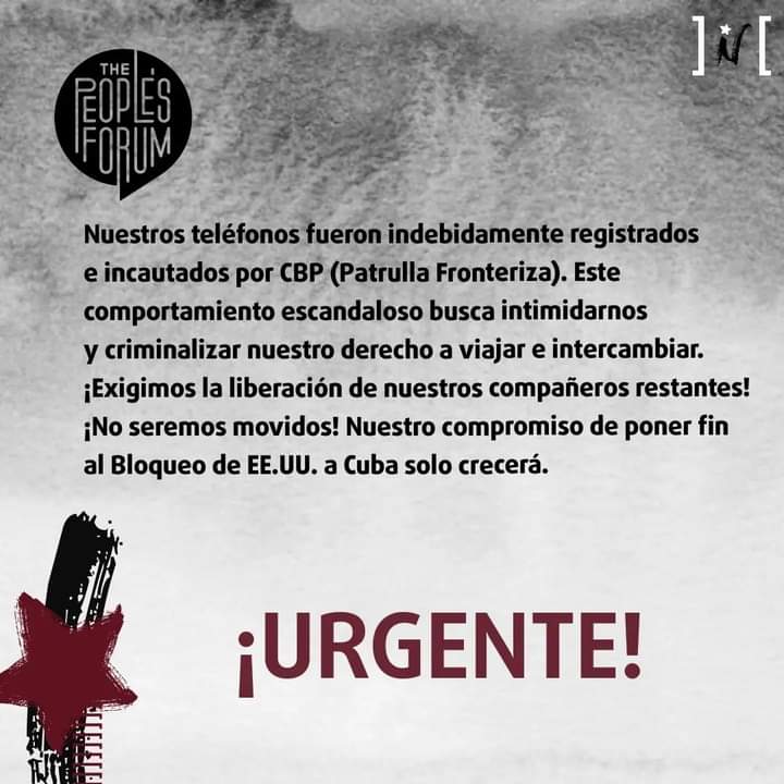 Redbeldes's tweet photo. SOLIDARIDAD con mayúscula para nuestros hermanos y hermanas de #EEUU, víctimas de estos procedimientos antidemocráticos.

Donde queda la libertad del país de las libertades?

NO VAN A CALLARLOS ✊🏽✊🏿

#ThePeopleForum
#Redbeldes https://t.co/UrSSSDo0St