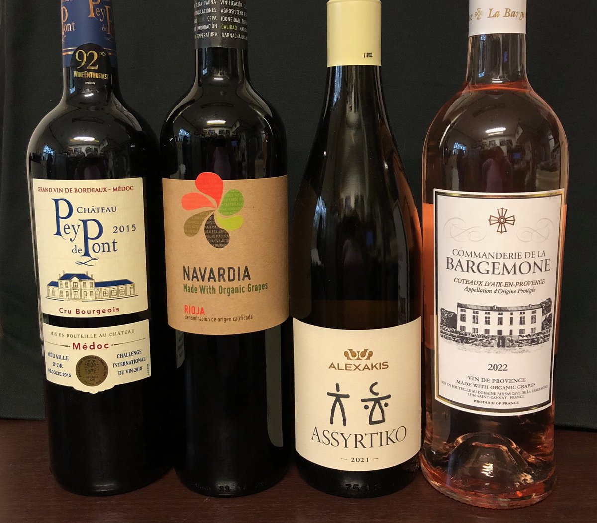 For our Friday, May 5 Wine Tasting from 4-7 pm, Jeremy will feature Château Pey de Pont Red Bordeaux, Navardia Red, Alexakis Assyrtiko dry white wine, and Commanderie de La Bargemone Rosé. You must be 21+ to participate in this #winetasting