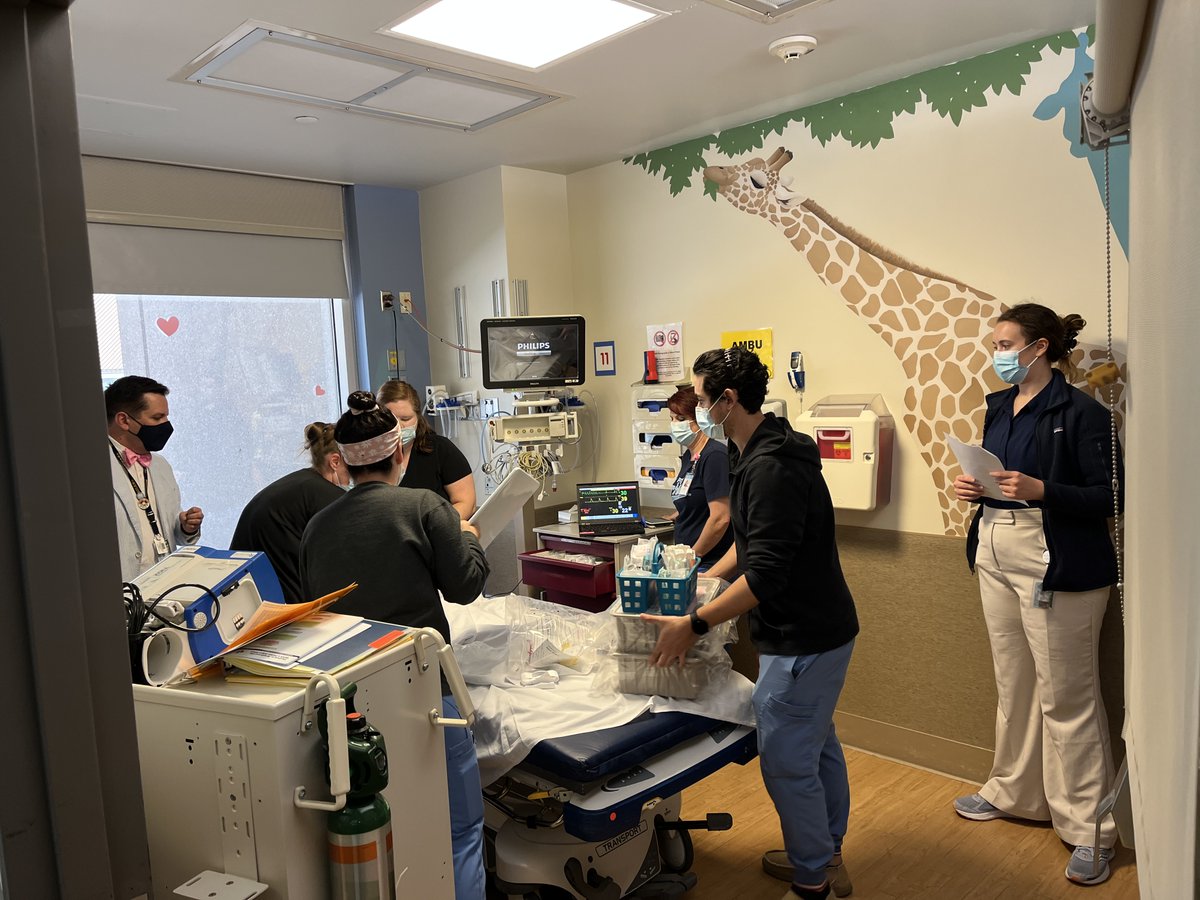UNCsim's tweet photo. Great afternoon #MockCode with the team in the @uncchildrens Post Anesthesia Care Unit. #TeamSTEPPS makes the #Teamwork dream work! Loved the #MayThe4thBeWithYou theme too. #UNCsim #PedsAnes https://t.co/L0AXdFYoGh