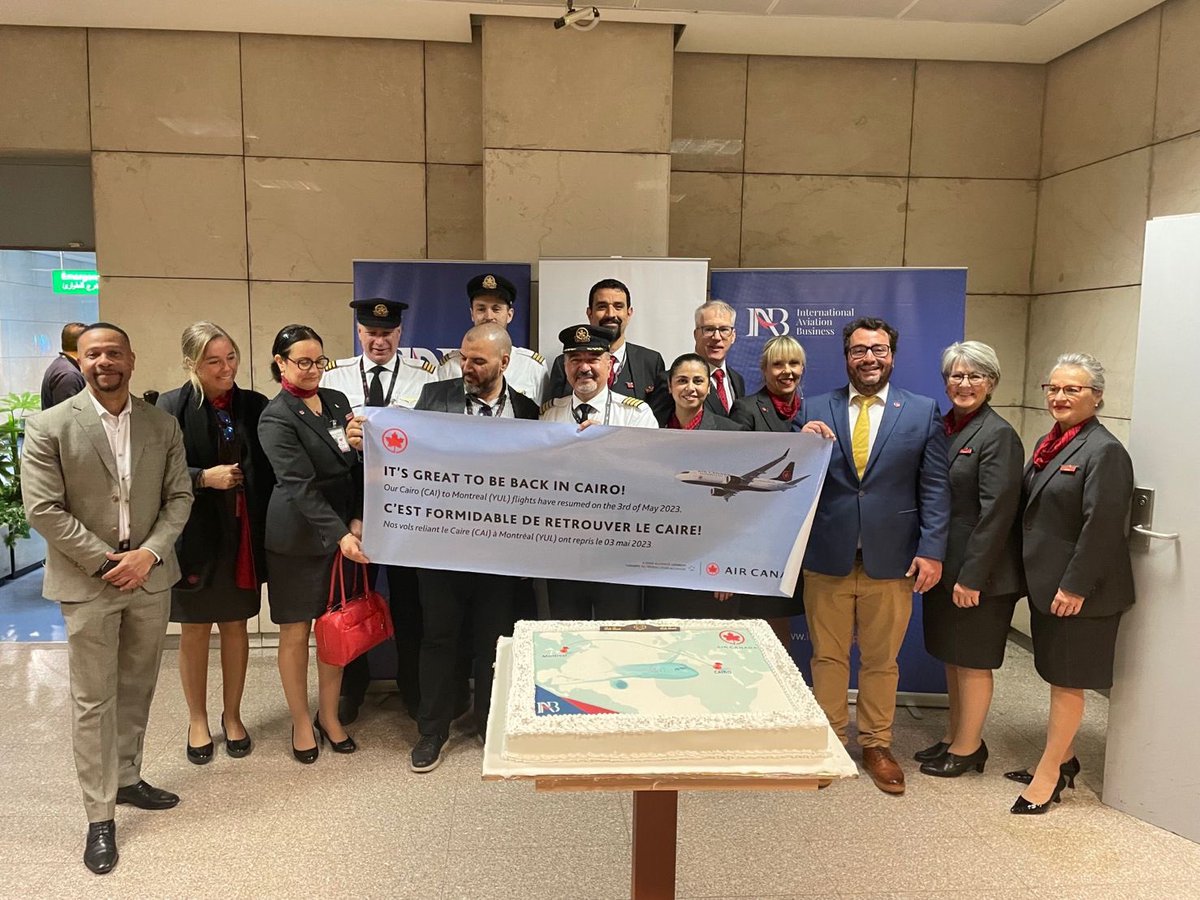 HavaSosyalMedya's tweet photo. 📍Air Canada Montreal - Kahire uçuşlarına yeniden başladı. 
📍#AC74 ve #AC75 sayılı uçuşlar Boeing 787 tipi uçaklarla icra ediliyor ve yaklaşık 11 saat sürüyor. 

➡️Umarız İstanbul uçuşlarına da yeniden başlarlar. @AirCanada https://t.co/AOZgKvIfyb