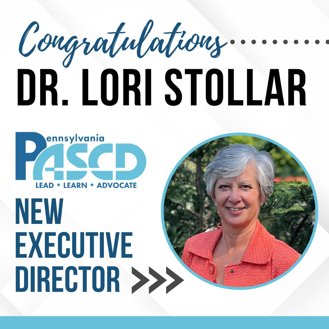 PASCD's tweet photo. We are happy to announce that as of 5/2/23, Dr. Lori Stollar took on the role of Executive Director! Dr. Stollar has been a dedicated member of our organization for over 20 years. Her commitment to our mission has been evident through her active involvement in both PASCD &amp; @ASCD. https://t.co/nQNL3iAMUA