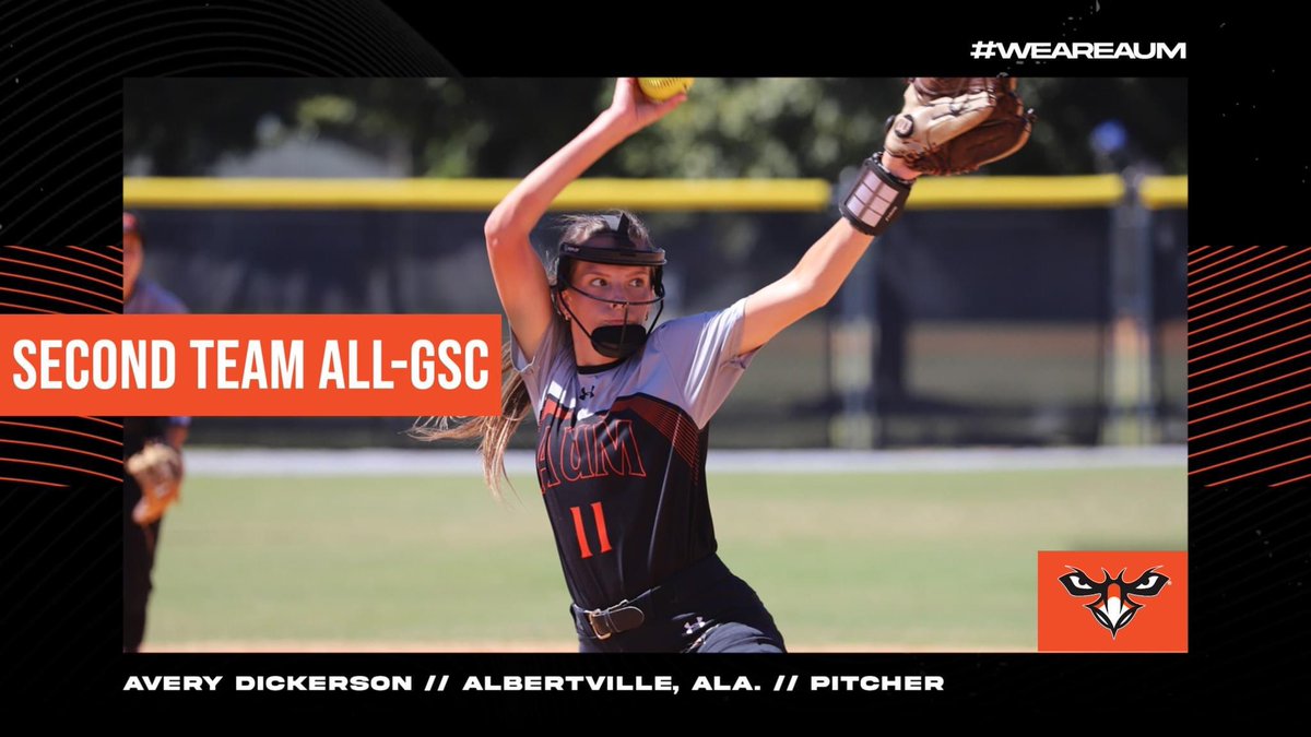 Congratulations to former Aggie, Avery Dickerson, for being selected to the 2nd Team All Gulf South Conference team. #AHSAggieNation
