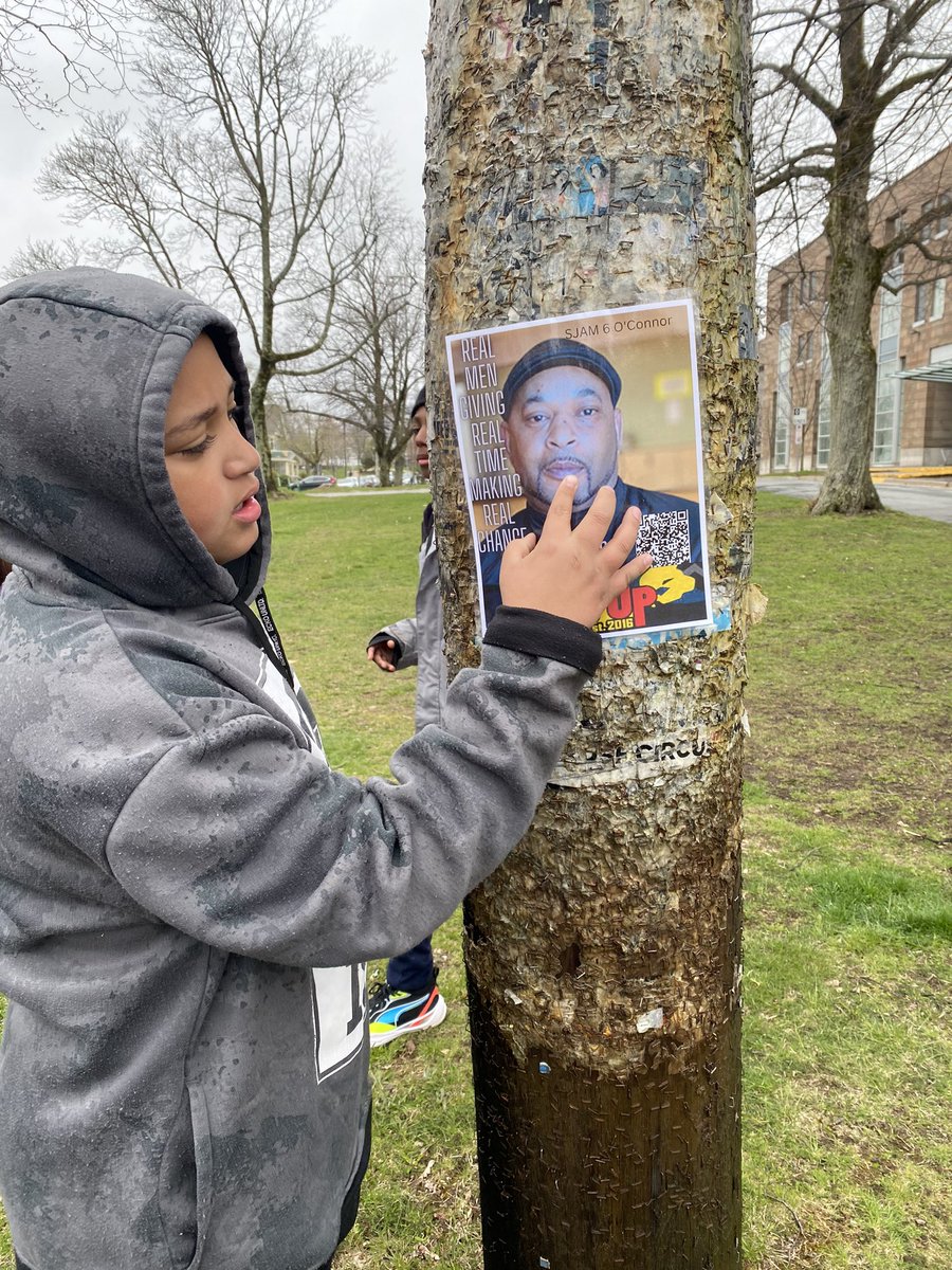 Gr. 6’s researched past &amp; present African Nova Scotian people/places , used @WeVideoEdu to record. Find them posted around our school community, scan QR &amp; hear the stories. <a href="/ShauntayGrant/">Shauntay Grant</a> <a href="/mrstopviolence/">Quentrel Provo</a> <a href="/novaproud/">Wendie L. Wilson</a> @AfricvilleHT <a href="/LindellSmithHFX/">Lindell Smith</a> <a href="/SJAMschool/">SJAMschool</a> <a href="/HRCE_NS/">Halifax Regional Centre for Education</a> <a href="/MsOConnorHfx/">Ms O'Connor SJAM</a>