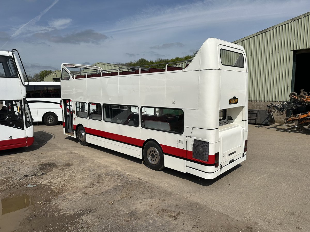 orbitcoachesltd's tweet photo. Our latest addition #leyland #blueline #atlantean all ready for this weekend #celebration #opentop https://t.co/u4Brgm1t9v