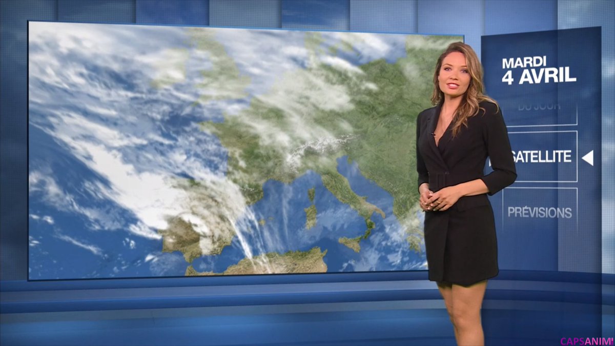 CapsAnim's tweet photo. ☀️ @Gennifer_Demey ce soir pour la Météo sur M6 https://t.co/DmiCZN8Sjp