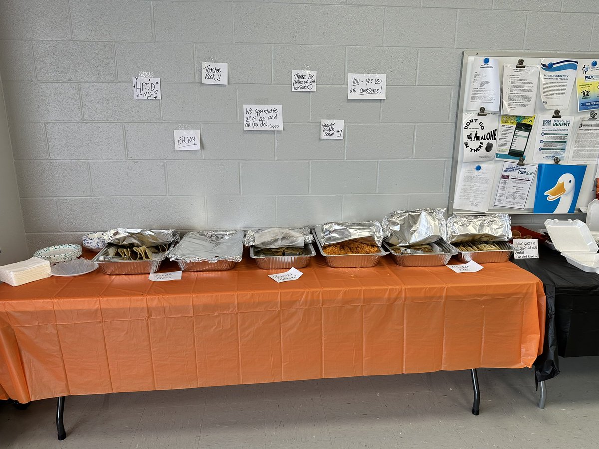 Thank you for the delicious lunch!!!  <a href="/hanovermspto/">Hanover Middle PTO</a>