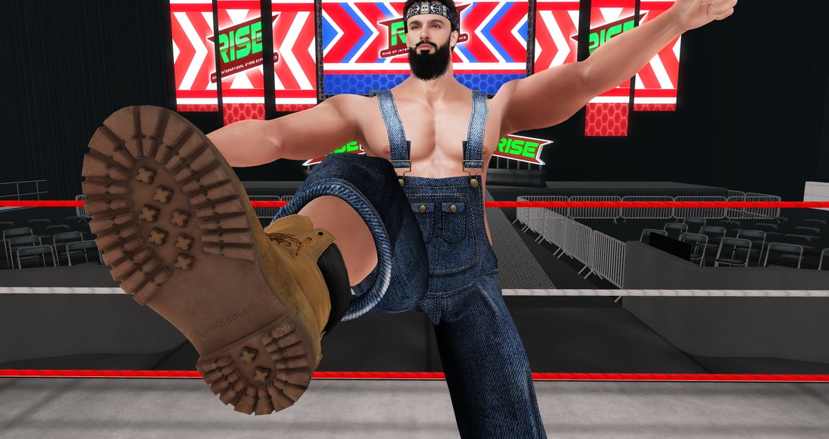 Over at tha Rise Wrasslin arena (<a href="/SL_RISE22/">RISE Ring of International Stars Experience</a>), werkin on my kicks and ring awereness. Gutta keep mysulf in perfec condition so when I find out who attacked me I can put a whuppin on em. See y'all real soon!