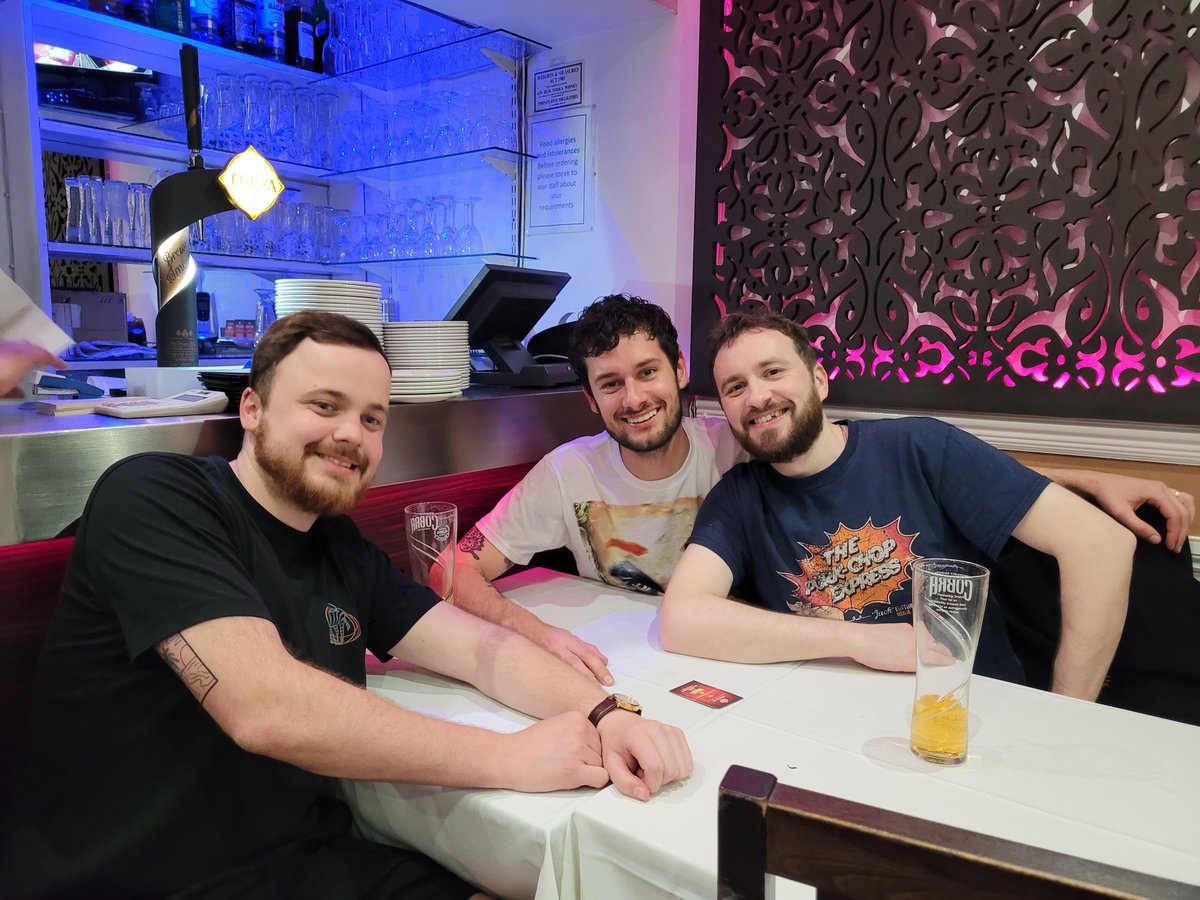 FilmBustersPOD's tweet photo. FilmBusters annual drinks and dinner! Thanks for all your support over the years. Can't wait to continue talking nonsense for you all in the years to come! https://t.co/Nih4S92l9C