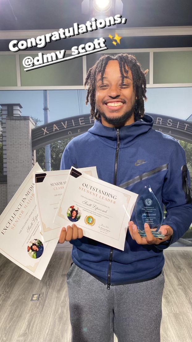 XulaMassComm's tweet image. Congratulations for your continued excellence in the department: @Dmv_Scott, Faith LeMelle, Scott Tunstall, and @leahessclark.