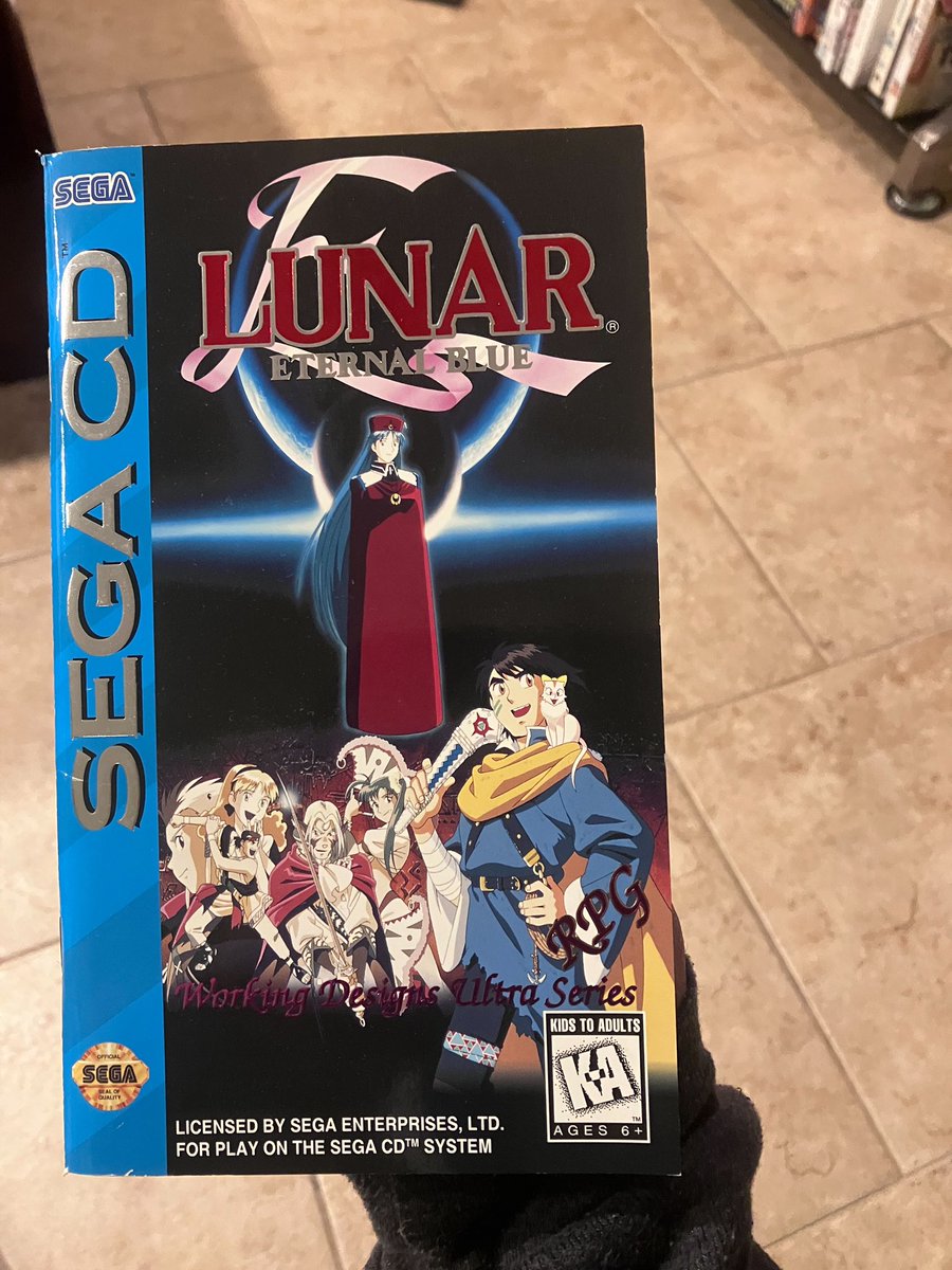 KiddPizza's tweet photo. LUNAR Eternal Blue & Silver Star - Sega CD OG (USA) - for sale! Mint 👊 selling games to make a game!
#lunar #sega #workingdesigns #retro #gaming #segacd #gamearts #studioalex https://t.co/DUwv6nOuW0