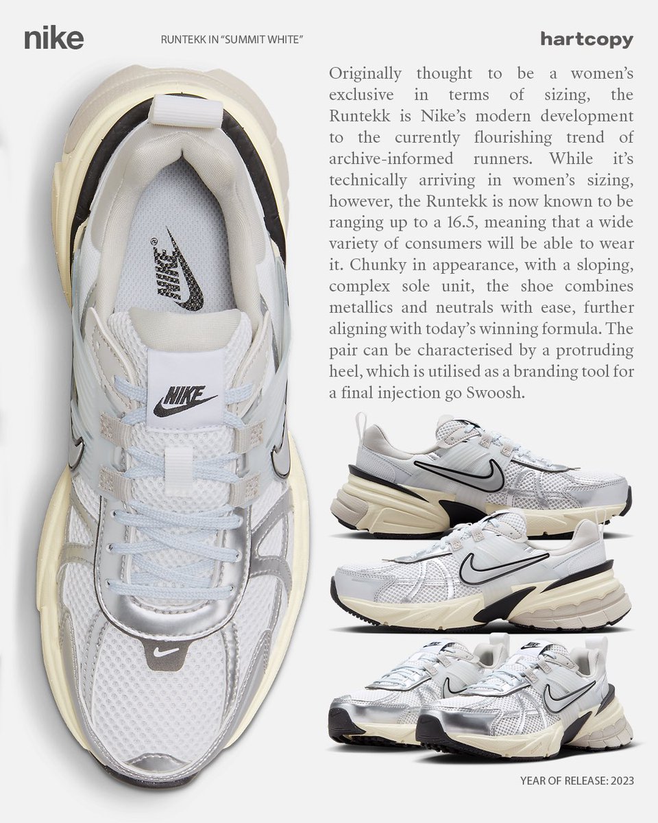 Hartcopy_'s tweet image. Thoughts on the Runtekk? Nike's 2023 spin on 2010's running