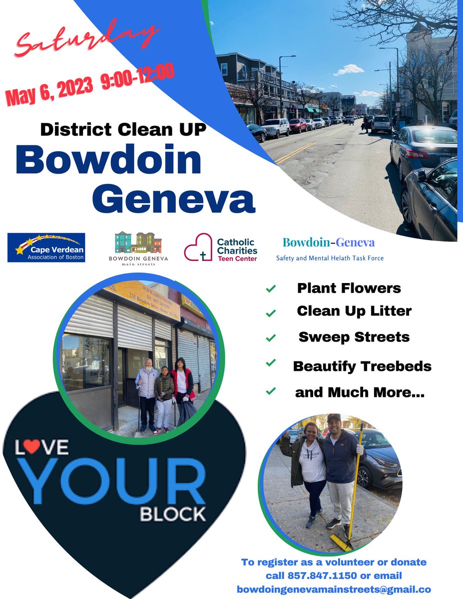 This is the last edition to #LoveYourBlock! 

Come join us in cleaning and beautifying the neighborhood Saturday morning! 🧹👨‍🌾👩‍🌾🌸🌻🌺