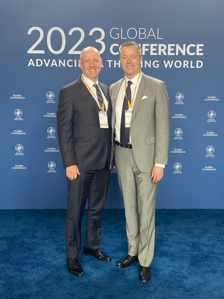 McKinleyMgmt's tweet photo. “Grateful for the opportunity to connect with global innovators working to make a difference in our world and share our Arctic story.” - McKinley CEO Rob Gillam and Board of Directors Vice-Chair Jared Carney #miglobal #arctic #investinalaska https://t.co/SNBP7fJZ6s