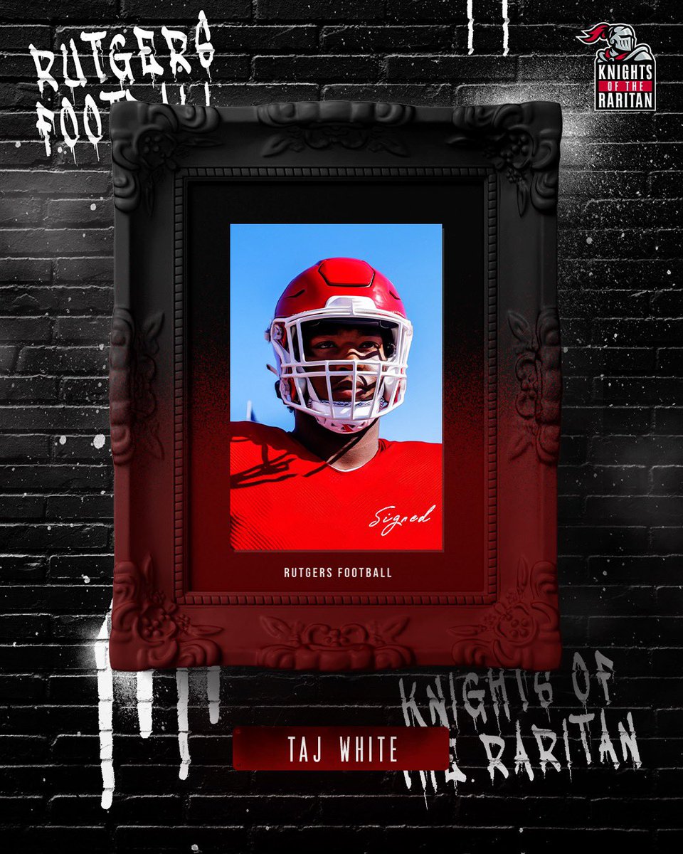 Excited to announce that I have signed with @knightsraritan, the premier NIL collective at Rutgers University! Ready to work with them to build a brighter future for college athletics. #RutgersFootball #CHOP🪓