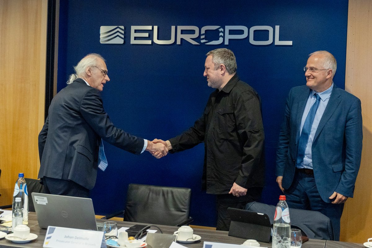 <a href="/Europol/">Europol</a> is the leading EU agency for law enforcement cooperation. Its vast expertise will be invaluable for investigating Russia’s international crimes. Discussed Europol’s involvement in the JIT with Executive Director Catherine De Bolle. 1/2