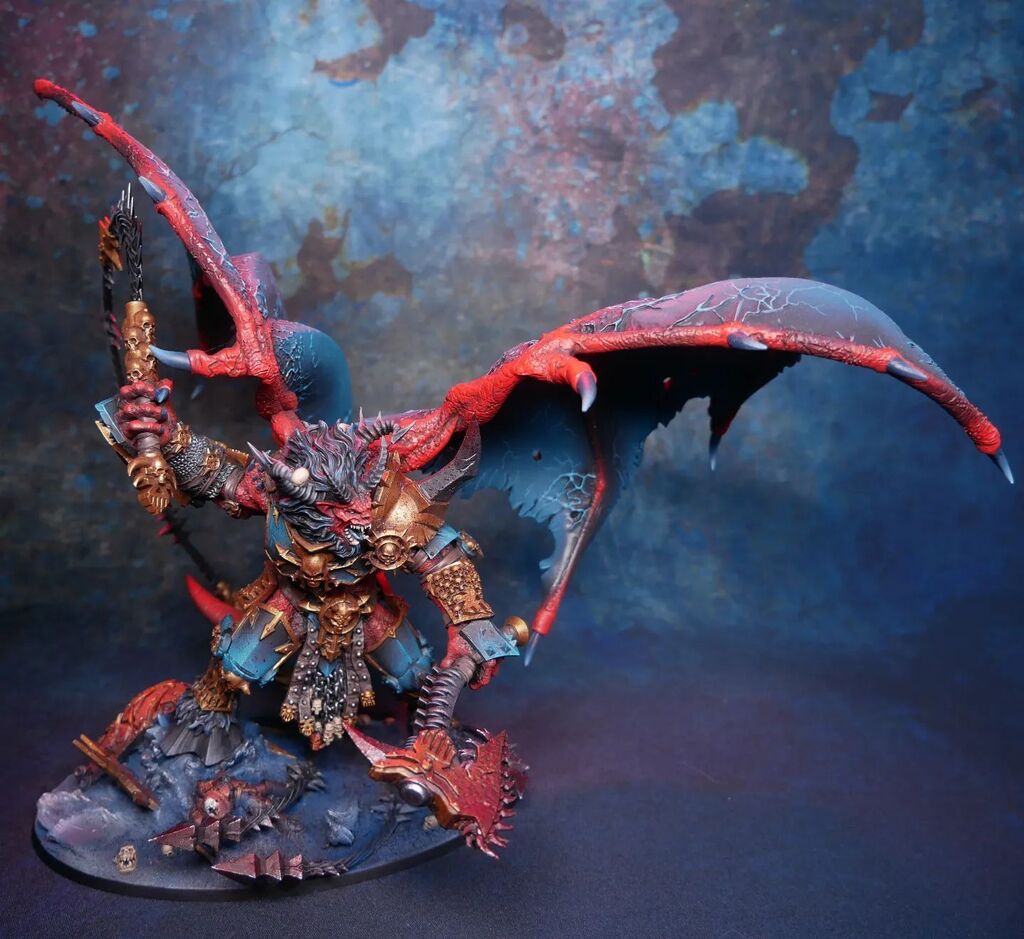 Honestly this guy is huuuuuge! Really fun to paint but what a beast! Tonight on stream we'll be finishing the exploding lava base and also hopefully finishing the custodian that were painting!

Twitch.tv/mohawkminiatur…
Patreon.com/mohawkminiatur…
YouTube.com/mohawkminiatur…
…