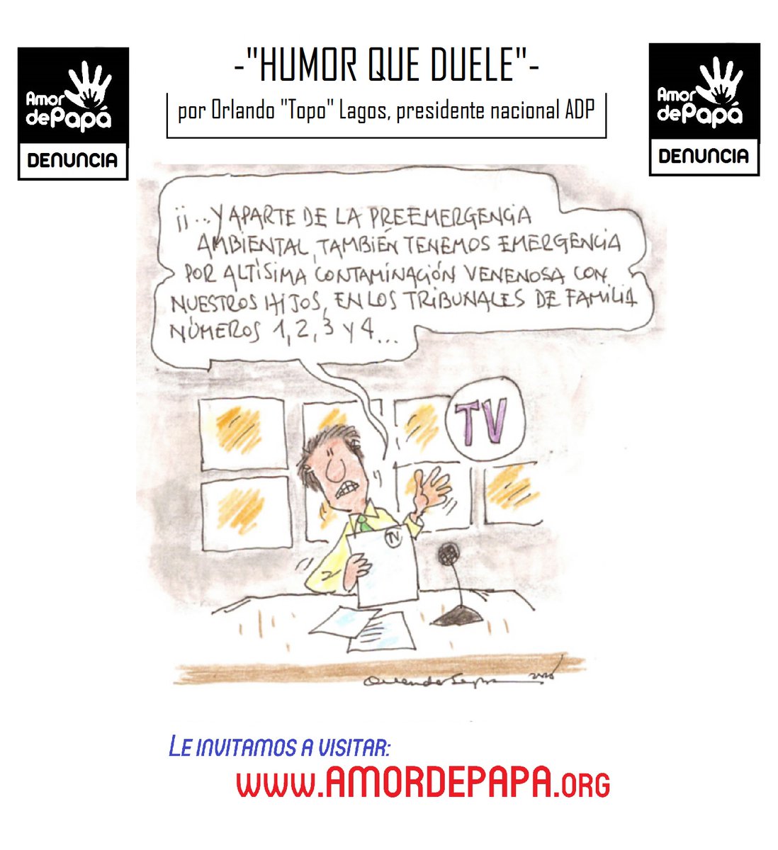 AmordePapa's tweet photo. Así también DENUNCIAMOS el mal servicio de Tribunales de Familia que muchas veces AMPARAN a madres disfuncionales que VULNERAN los derechos de nuestros HIJOS y no permiten una relación normal y sana con ellos

#humorqueduele del gran @topolagos ya está en https://t.co/FAHpvMjLpB https://t.co/mY5R668u4a