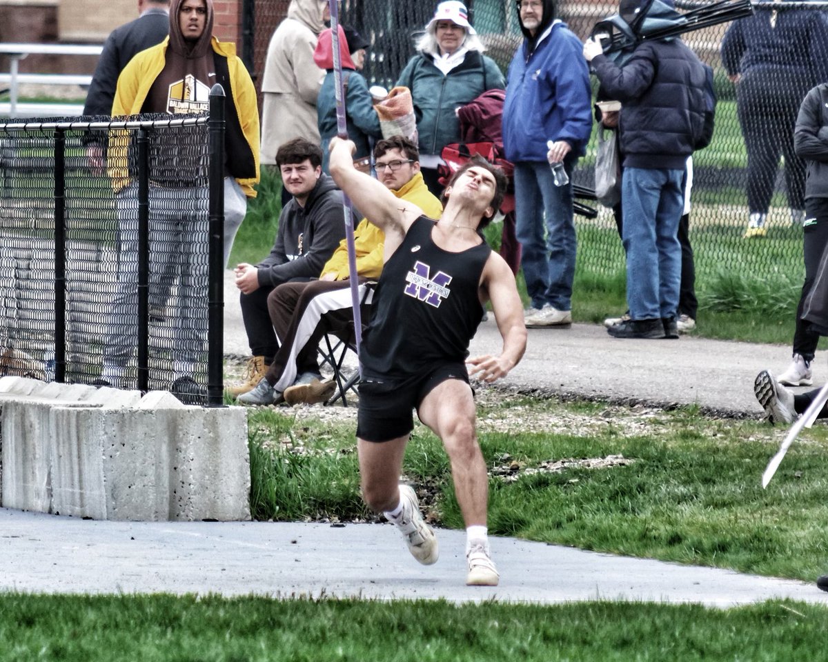🚨OAC CHAMPION🚨Alec Apodaca takes the victory in the javelin with a throw of 170-feet 9-inches! Drake Willenborg takes the runner up spot with a throw of 159-feet 11-inches! #GoMountGo
