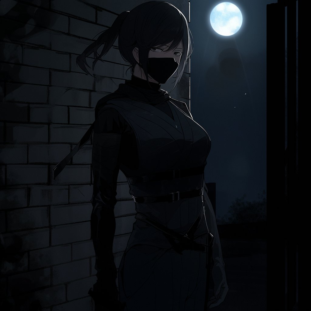 CryptoKenseiNFT's tweet photo. The ninja's greatest weapon is not a blade, but the ability to disappear into the shadows. #InvisibleAssassin #StealthTactics https://t.co/AK5zI0dBvj