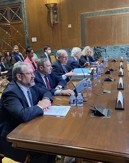 .<a href="/NCIDrDougLowy/">Dr. Doug Lowy</a> joined <a href="/NIH/">NIH</a> colleagues today to discuss the NIH budget with the Senate L-HHS Appropriations subcommittee. Our thanks to the committee, especially leaders <a href="/PattyMurray/">Senator Patty Murray</a> <a href="/SenatorCollins/">Sen. Susan Collins</a> <a href="/SenatorBaldwin/">Sen. Tammy Baldwin</a> and <a href="/SenCapito/">Shelley Moore Capito</a> for your continued support of #CancerResearch.