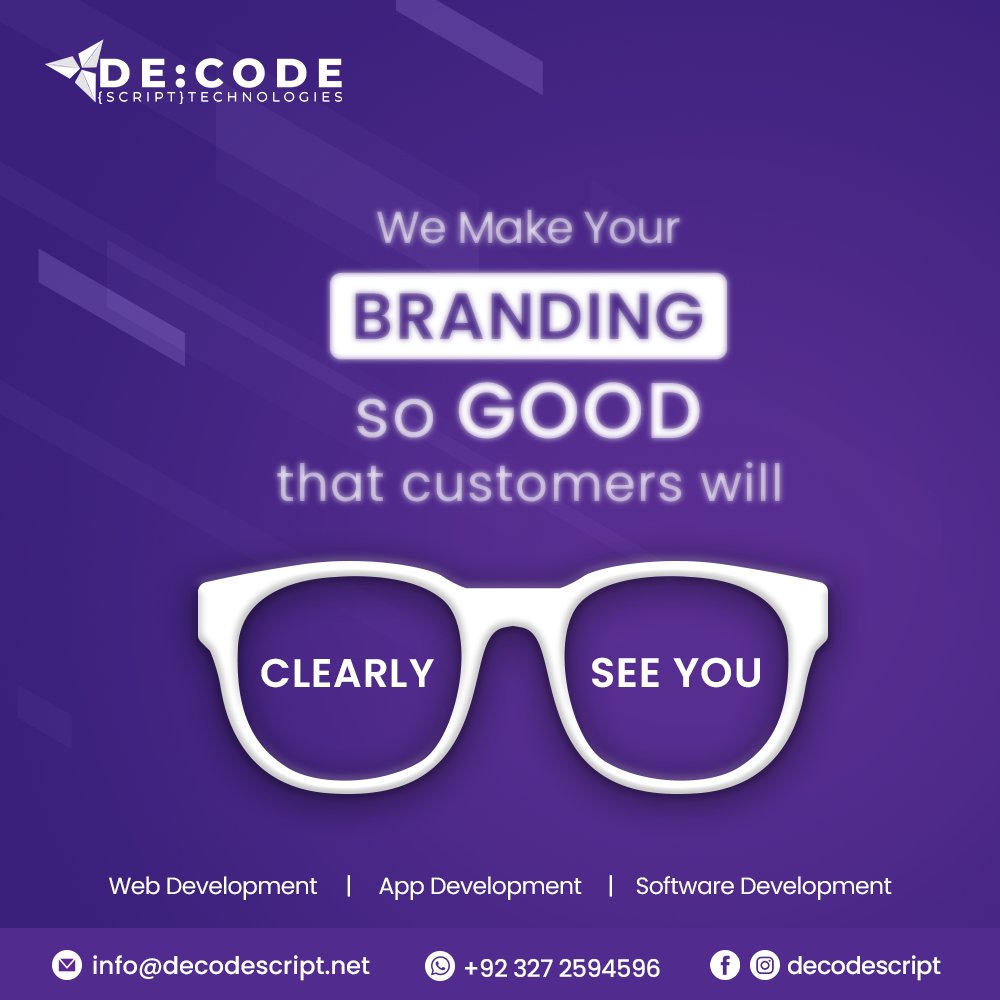 DecodeScritpt's tweet image. Decode Script Make Your Branding so Good that customers will is a top business web app development service provider. Custom web app development for business growth .NET and PHP Laravel expertise. SEO-friendly solutions 
#ASPNETWebAppDevelopment #CustomASPNETWebApp