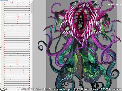 The process of transforming into a monster😭 #Live2D #Live2DWIP