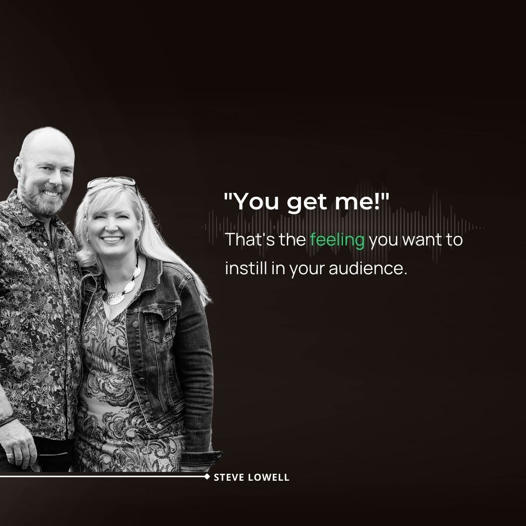 SteveLowell's tweet photo. There are three things that you want to accomplish in any talk you give. They are not about getting them to sign up or making an offer, they are 𝗯𝗲𝗹𝗶𝗲𝗳𝘀 that you want to instill in the audience's mind.

First you want them to think "𝘴/𝘩𝘦 𝘨𝘦𝘵𝘴 𝘮𝘦!" https://t.co/MiqWbVp4UG
