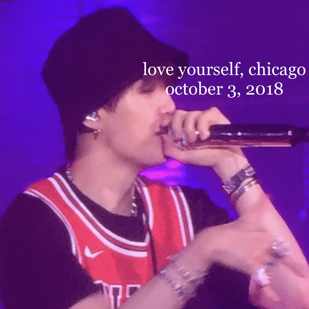poursomesuga's tweet photo. "the last time i was in chicago was for the wings tour 7 years ago" 

- min yoongi, who has been in chicago for 4 other shows since the wings tour, where i literally took these pictures of him in the flesh https://t.co/cE7RXFG7Yy
