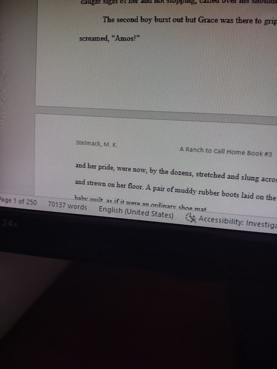 Done! First draft of Book #3 in A RANCH TO CALL HOME Out April 23, 2024...