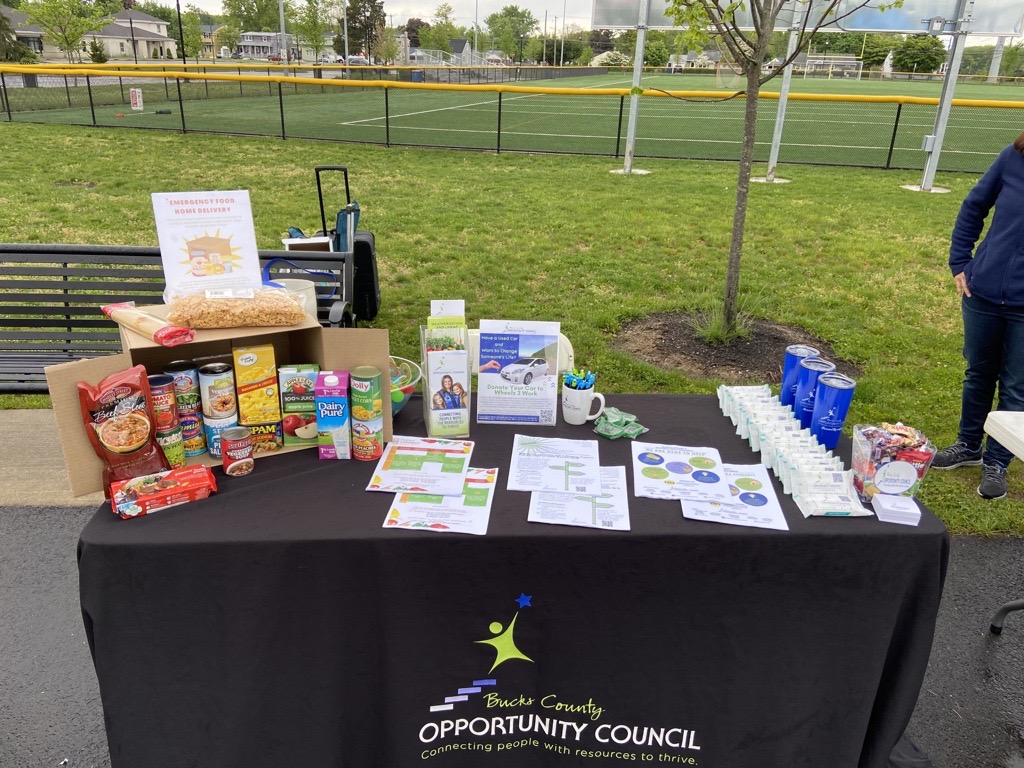 BCOpportunity's tweet photo. The weather couldn't stop #TeamBCOC from smiling at @FSABucksCo's Family Fest last night! As Bucks County's Community Action Agency, we enjoyed highlighting our services to community members to show how we put the #Action in #CommunityAction! https://t.co/hmtVVmahs7