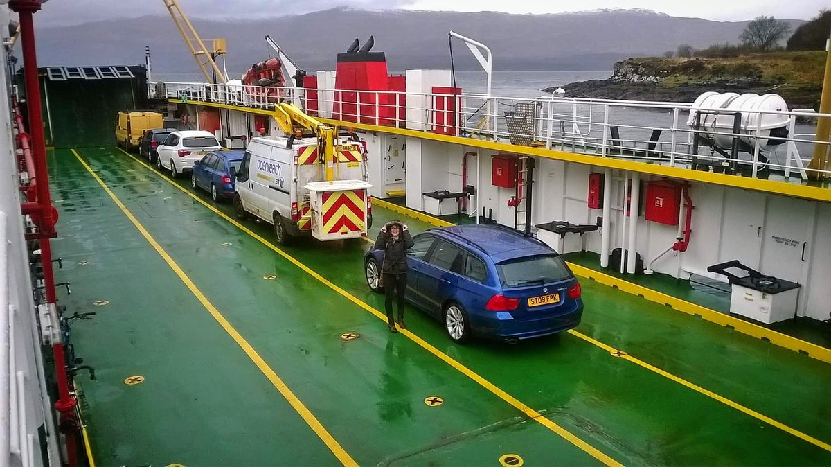 8 years ago today, heading home from Mull on the ferry from Fishnish to Lochaline. @ScotsMagazine @Argyll_IslesApp @VisitScotland #Mull #isleofmull #scotland #bmw #ferry #caledonianmacbrayne