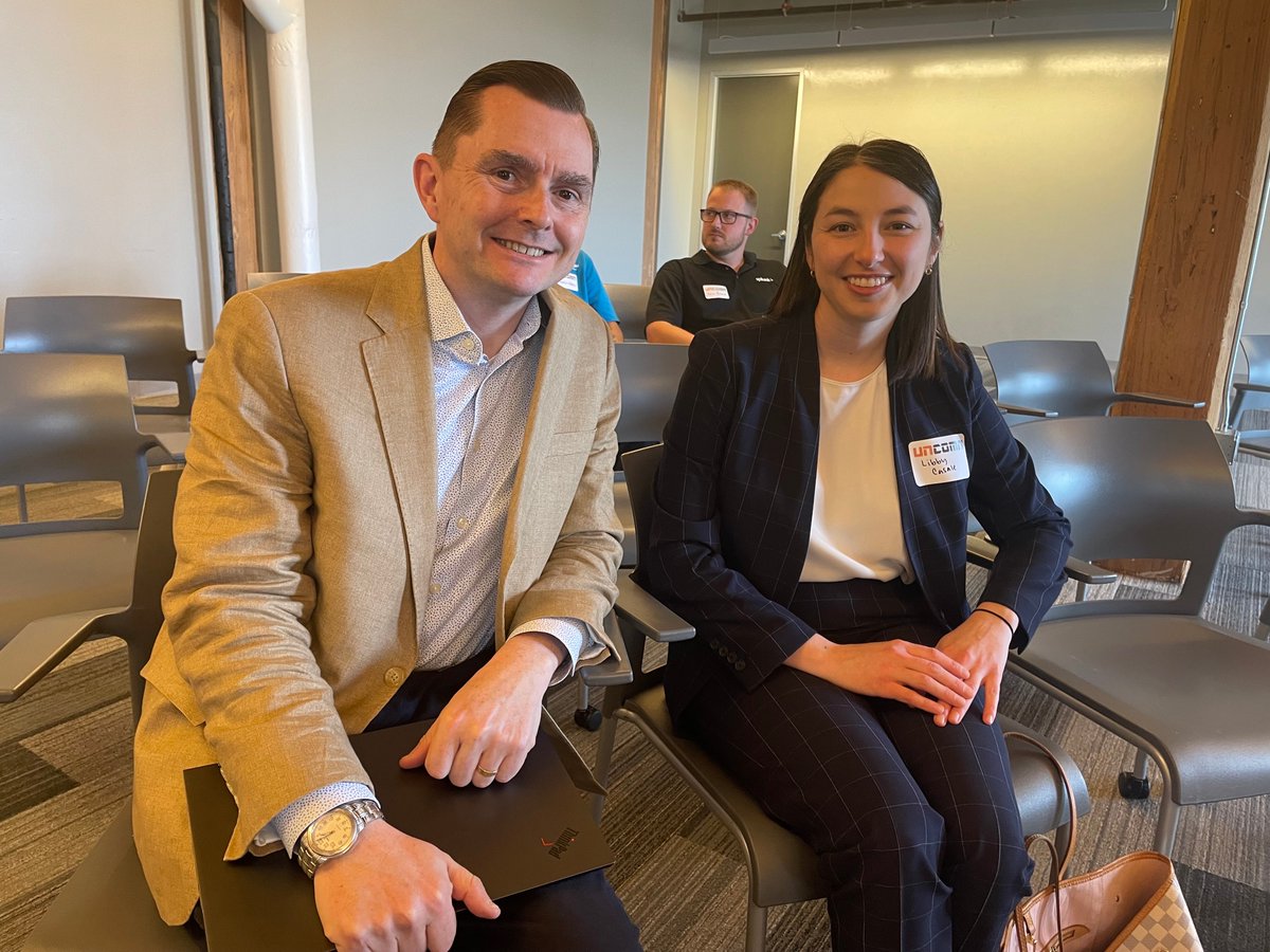 UNCOMN_LLC's tweet photo. Thrilled to welcome so many smiling faces to @DowntownTREX today for our first annual Cyber Day conference. #UNCOMN #cybersecurity https://t.co/PCIZyjMtQL