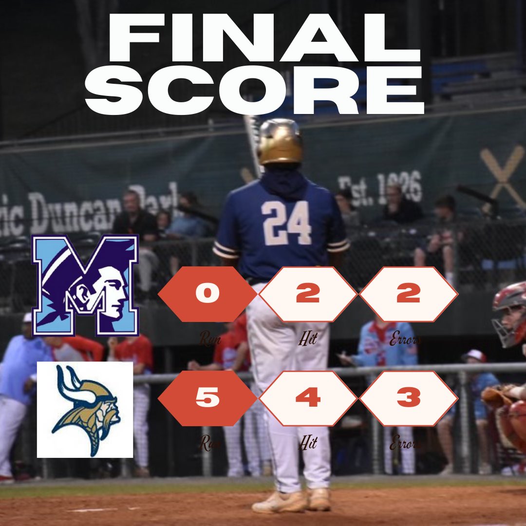 VIKES GET THERE FIRST PLAYOFF WIN SINCE 2018!! GREAT TEAM WIN TONIGHT!!!! #boardtheships 

Vikings were led by : 
-Tripp Darwin
-Joe Cash
-States Farr
-Garrett Fulmer