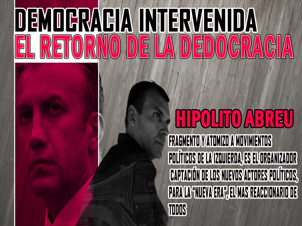 "La nueva era política de Tareck" al servicio de intereses bastardos y apátridas, es una amenaza para la democracia venezolana. Es hora de unirnos y luchar por una revolución justa y humana que se consagre a la voluntad del pueblo <a href="/dcabellor/">Diosdado Cabello R</a> <a href="/PresidencialVen/">Prensa Presidencial</a> <a href="/diariopanorama/">Diario Panorama</a>