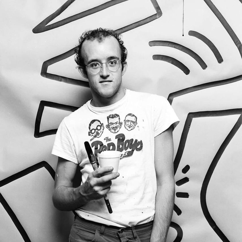 Happy Heavenly Birthday, Keith Haring 
(May 4, 1958 - February 16, 1990) 
\"Happy Heavenly BDay & RIP\" 