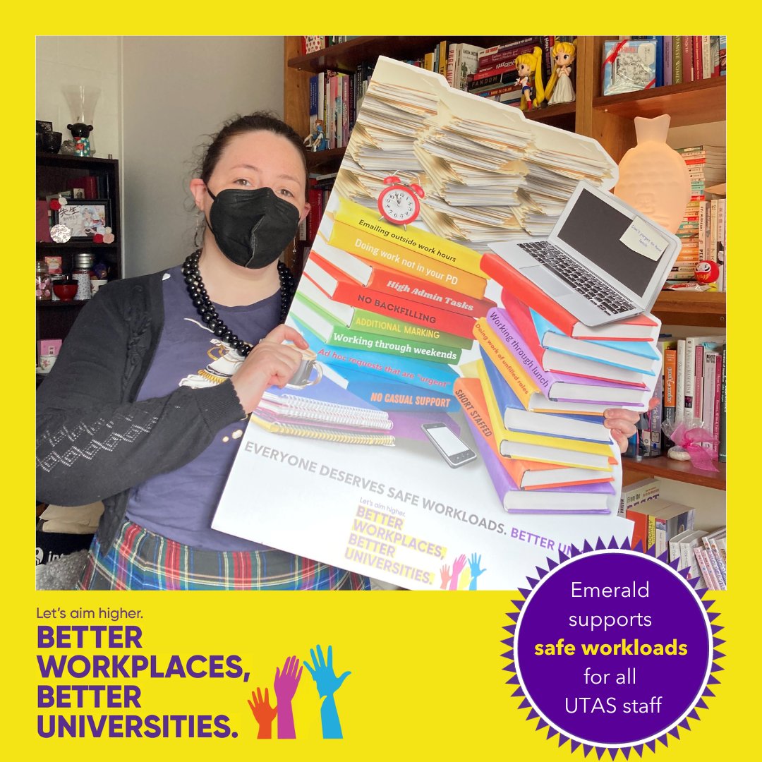 nteu_tas's tweet photo. Adam, Emerald, Vishnu & Yuthena deserve manageable workloads. Stand with them by joining the NTEU and saying enough to excess overwork. #BetterUnisNWA #BetterUTAS #SafeWork #politas @NTEUnion https://t.co/VYVww14kK3