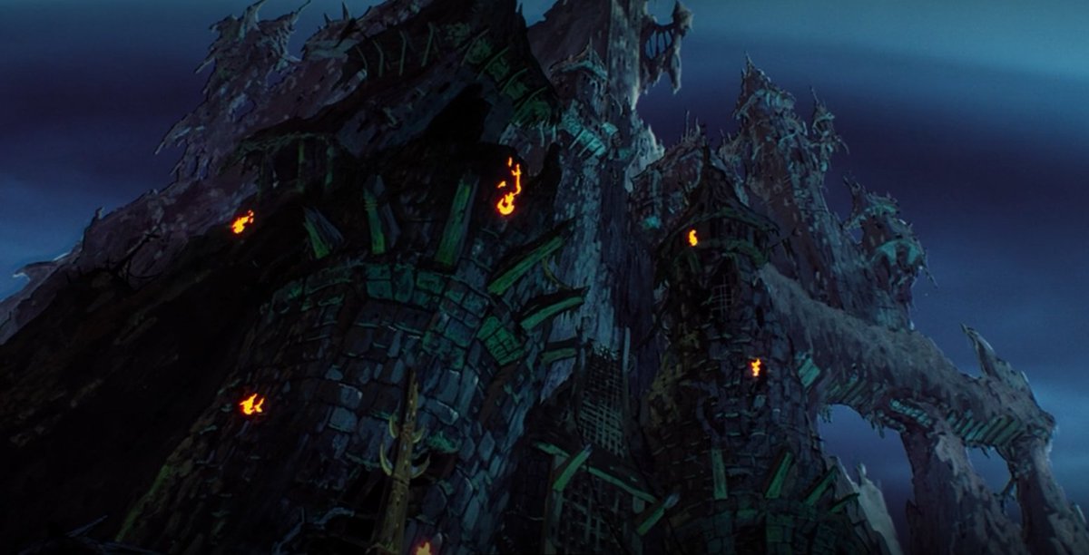 belllmonts's tweet image. the moment when we started going wrong as a society was when animated movies stopped having creepy and fucked up castles in them. bring back the dark souls looking castles
