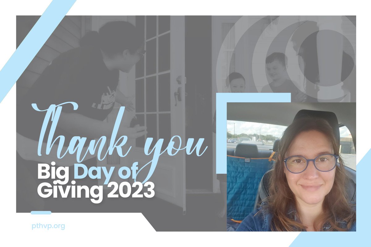 PTHVP's tweet photo. .@denabdonaldson, your gift on this #BigDayofGiving, along with your stalwart leadership, is a testament of your commitment to the power of #HomeVisits. We are so grateful to you! #PTHVWorks #BDOG2023 https://t.co/kaNo9NKwfs
